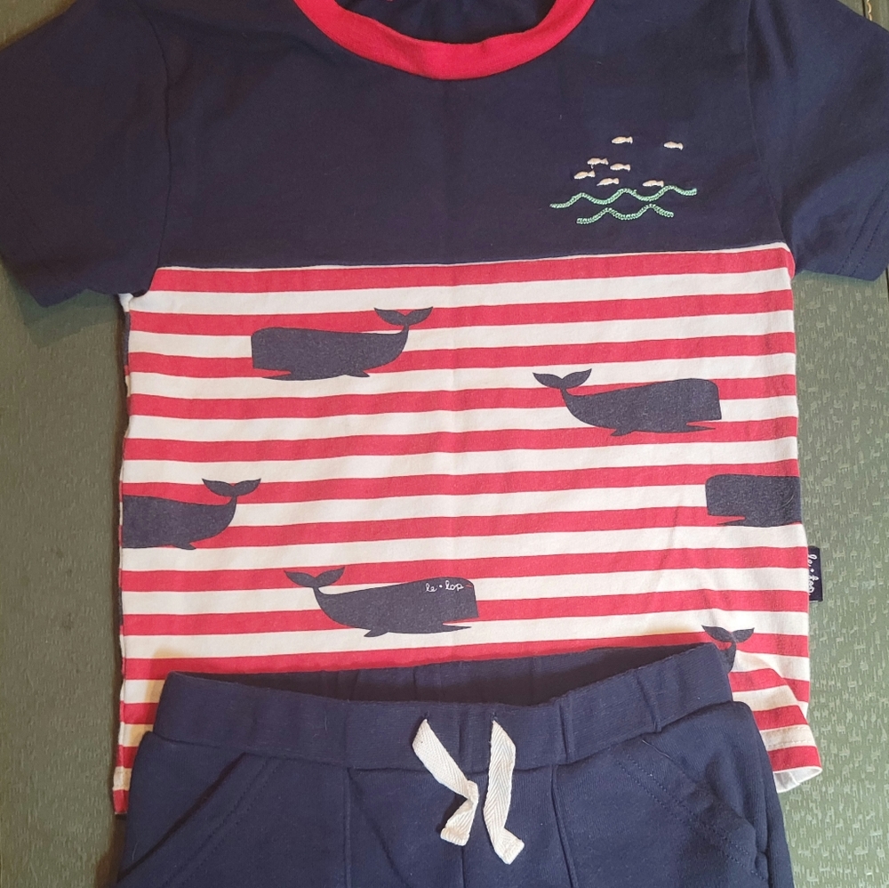 Red White and Blue Toddler Outfit
